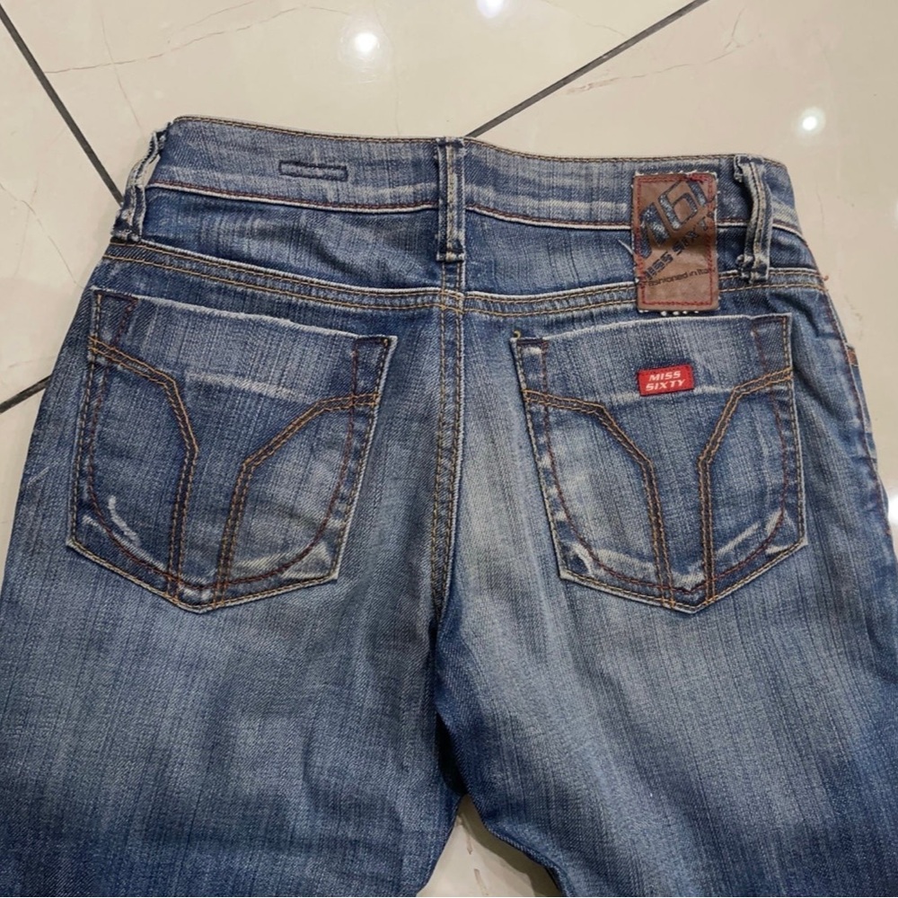 Miss sixty row rise semi bootcut jeans 24